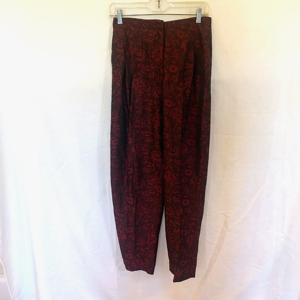 Vintage Sue Wong Brocade Velvet beaded collar Pant Suit Set - Picture 9 of 14